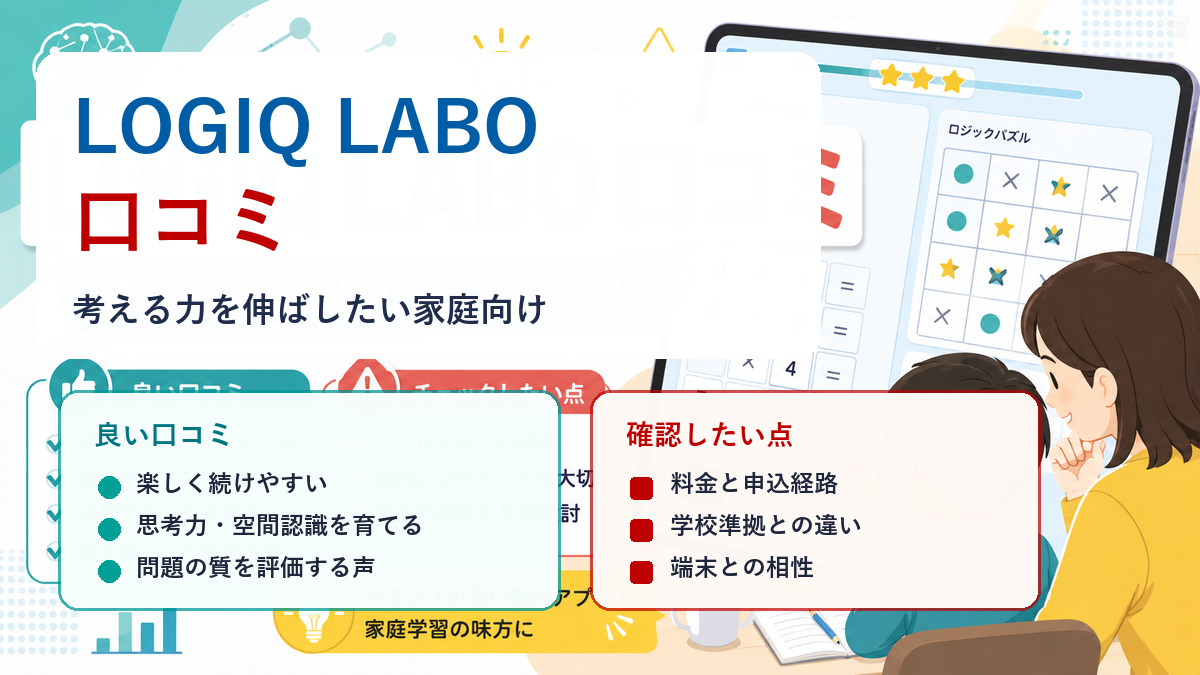 LOGIQ LABO 口コミの結論をまとめたアイキャッチ